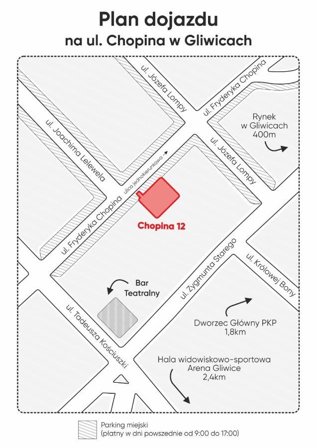 Kairos Apartments - Chopin - Scisle Centrum Gliwice Kültér fotó